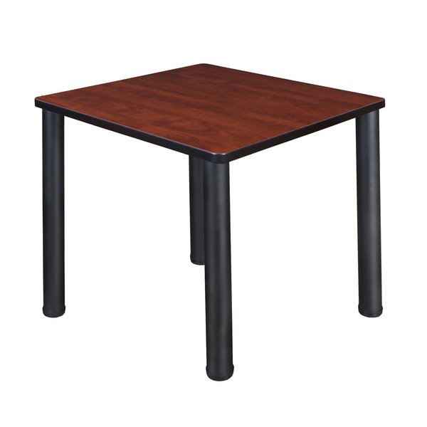 Kee Square Tables > Breakroom Tables > Kee Square & Round Tables, 30 W, 30 L, 29 H, Wood|Metal Top TB3030CHBPBK